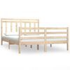 vidaXL Bed Frame without Mattress 135x190 cm Double Solid Wood