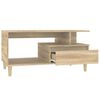 vidaXL Coffee Table Sonoma Oak 90x49x45 cm Engineered Wood