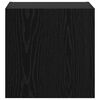 vidaXL TV Wall Cabinets Wall-mounted 2 pcs Black Oak 40.5 x 30 x 40 cm