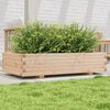 vidaXL Garden Planter 110x60x26.5 cm Solid Wood Pine