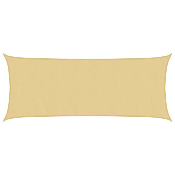 vidaXL Sun Shade Sail Sand 5x2 m 100% Polyester Oxford
