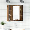 vidaXL Bathroom Mirror Cabinet Old Wood 60x16x60 cm Engineered Wood