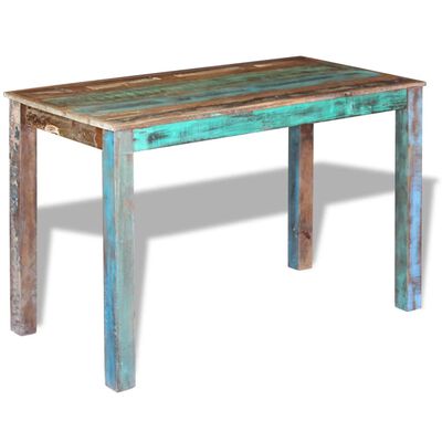 vidaXL Dining Table Solid Reclaimed Wood 115x60x76 cm