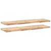vidaXL Floating Shelves 2 pcs 120x40x4 cm Untreated Solid Wood Acacia