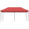 vidaXL Party Tent Folding Burgundy 292 x 580 x 315 cm Oxford Fabric