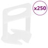 vidaXL Tile Levelling Clips 250 pcs 2 mm