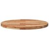 vidaXL Table Top Round &Oslash;80x4 cm Solid Wood Acacia