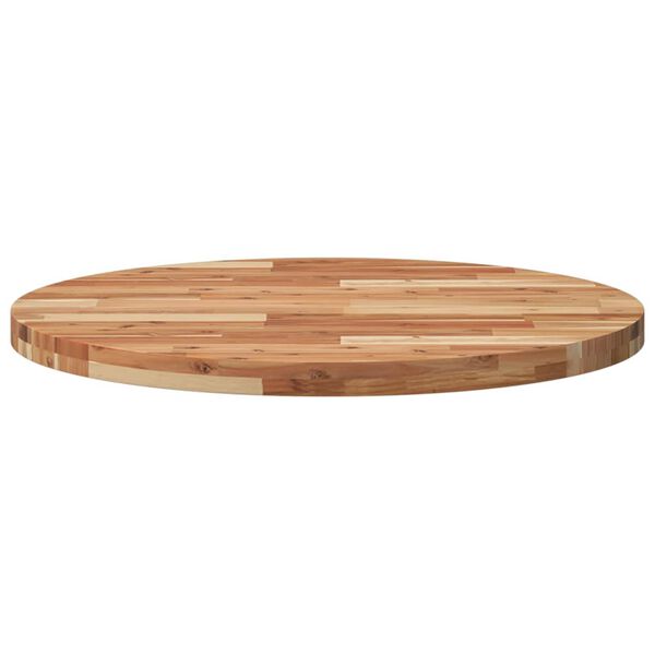 vidaXL Table Top Round &Oslash;80x4 cm Solid Wood Acacia