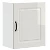 vidaXL Kitchen Wall Cabinet Kalmar High Gloss White Engineered Wood