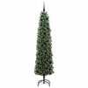 vidaXL Artificial Christmas Tree with 300 LEDs with Stand Green 210 cm