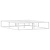 vidaXL Bed Frame without Mattress White 160x200 cm Metal