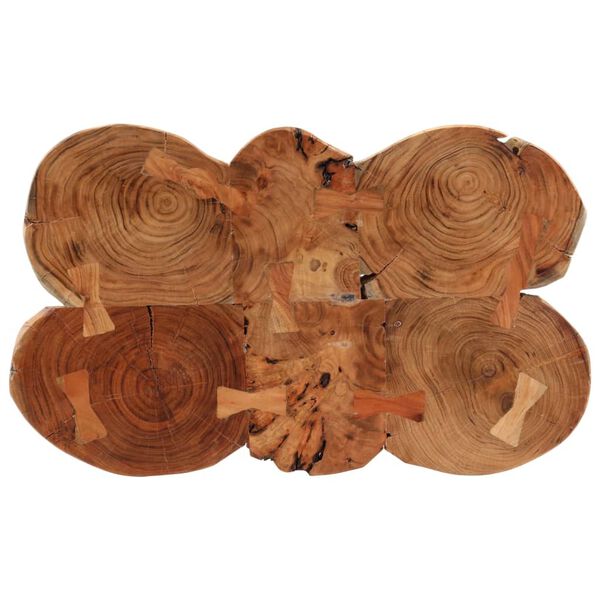 vidaXL Log Bar Table 90x54x105 cm Solid Wood Acacia