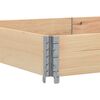 vidaXL Pallet Collars 3 pcs 150x100 cm Solid Wood Pine
