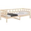 vidaXL Day Bed without Mattress Solid Wood Pine 80x200 cm
