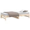 vidaXL Pull-out Day Bed without Mattress 2x(80x200) cm Solid Wood Pine