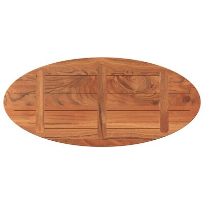 vidaXL Table Top 140x60x2.5 cm Oval Solid Wood Acacia