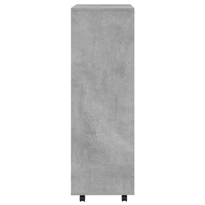 vidaXL Wardrobe Concrete Grey 80x40x110 cm Engineered Wood