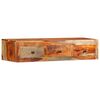 vidaXL Wall Console Table 100x25x20 cm Solid Acacia Wood