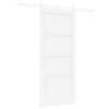 vidaXL Sliding Door ORKDAL White 86 x 198.5 cm Solid Pine Wood