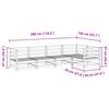 vidaXL 5 Piece Garden Sofa Set Impregnated Wood Pine