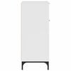 vidaXL Bathroom Cabinet with Door High gloss white 39.5 x 36 x 88 cm