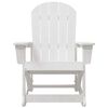 vidaXL Adirondack Rocking Chair White 92 x 73.5 x 92 cm HDPE