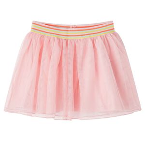 vidaXL Kids' Skirt with Tulle Light Pink 92