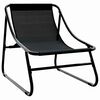 vidaXL Garden Furniture with Cushion 2 pcs Black 60 x 80 x 71cm Metal