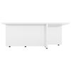 vidaXL Coffee Table High Gloss White 79.5x79.5x30 cm Engineered Wood