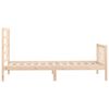 vidaXL Bed Frame without Mattress 100x200 cm Solid Wood Pine
