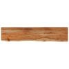 vidaXL Wall Shelf 100x20x3.8 cm Rectangular Solid Wood Acacia Live Edge