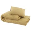 vidaXL Duvet Cover Set Taupe 200x200 cm Light-weight Microfiber