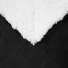 vidaXL Throw Blanket Black 240 x 270 cm Fleece