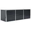 vidaXL Raised Bed | Anthracite | Galvanised steel | Large | Durable