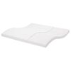vidaXL Foam Mattress White 200x200 cm 7-Zone Hardness 20 ILD