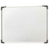 vidaXL Magnetic Dry-erase Whiteboard White 70x50 cm Steel