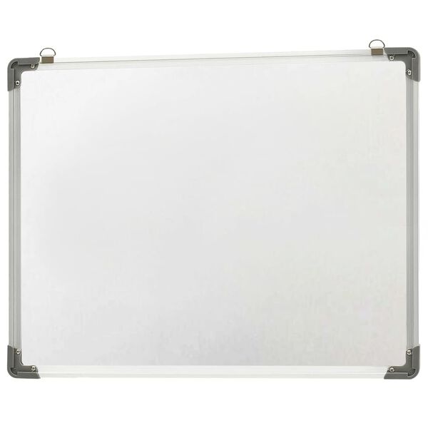 vidaXL Magnetic Dry-erase Whiteboard White 70x50 cm Steel