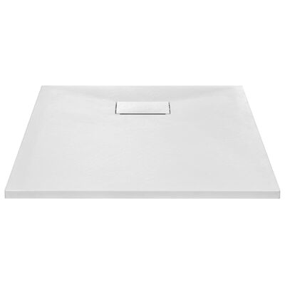 vidaXL Shower Base Tray SMC White 90x70 cm