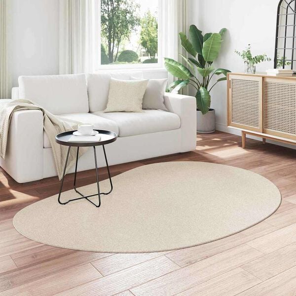 vidaXL Area Rugs HUARTE Beige 140 x 200 cm Polyester