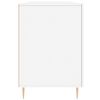 vidaXL Desk White 140x50x75 cm Engineered Wood