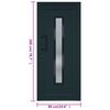 vidaXL Front Door Anthracite 88x200 cm PVC