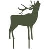 vidaXL Garden Stake 46 x 30 cm Steel Olive Green