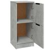 vidaXL Sideboards 2 pcs Concrete Grey 30x30x70 cm Engineered Wood