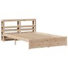 vidaXL Bed Frame with Headboard without Mattress 150x200 cm King Size