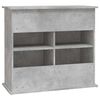 vidaXL Aquarium Stand Concrete Grey 81x36x73 cm Engineered Wood
