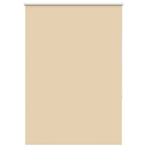 vidaXL Roller Blind Blackout Beige 105x175 cm Fabric Width 100.7 cm Polyester