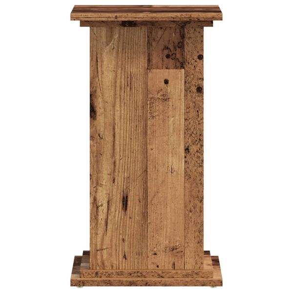 vidaXL Plant Stand Old Wood 33x33x60 cm Engineered Wood
