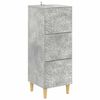 vidaXL Drawer Cabinet Concrete Grey 33 x 34.5 x 90 cm Engineered Wood