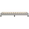 vidaXL Box Spring Bed Frame Light Grey Single Fabric (UK/IE/FI/NO only)