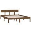 vidaXL Bed Frame without Mattress Honey Brown Solid Wood 120x200 cm